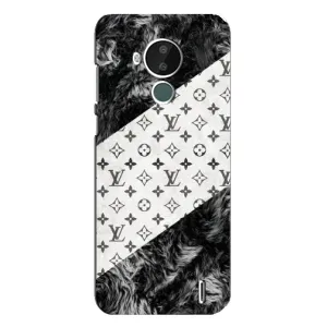 Чохол Стиль Louis Vuitton на Nokia C30 (LV на білому)
