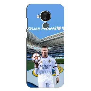 Чехол (TPU) с Футболистом на Nokia C30 (Mbappe Real)