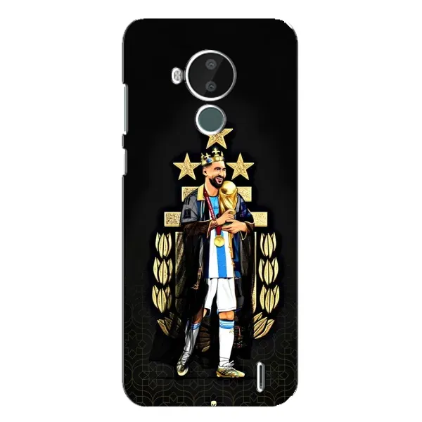 Чехол с рисунком «Месси король» для Nokia C30 Чехол с рисунком «Месси король» для Nokia C30