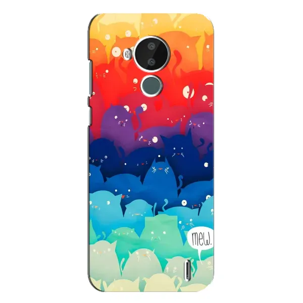 Чехол с рисунком «Mew» для Nokia C30