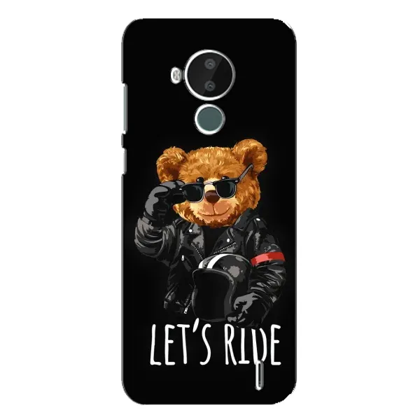Чехол с рисунком «Модный Мишка» для Nokia C30 Чехол с рисунком «Модный Мишка» для Nokia C30