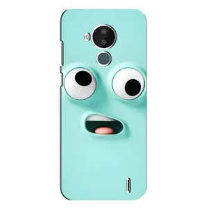 Силиконовые Чехлы (смешные стикеры) для Nokia C30 (Забавное мятное лицо)