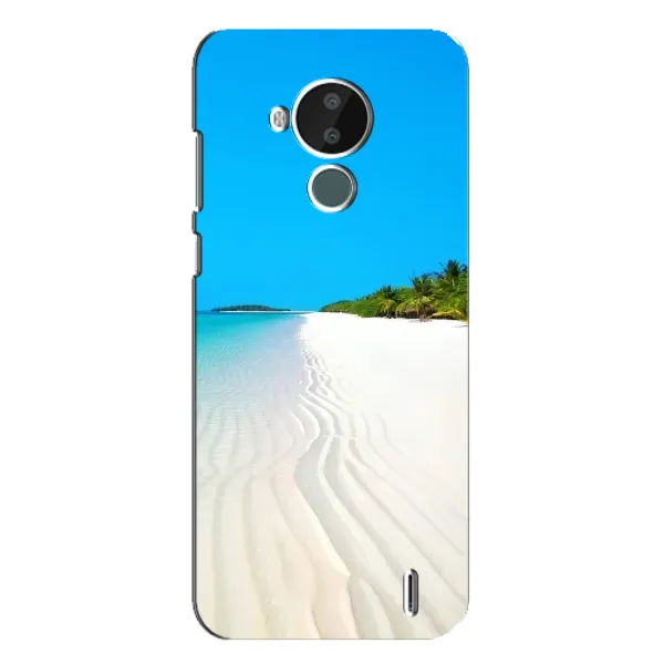 Чехол с рисунком «Море песок» для Nokia C30