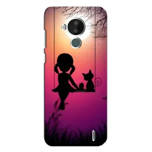 Чохол з малюнком «На гойдалці» для Nokia C30