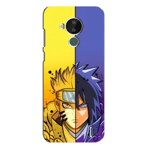Купить Чехлы на телефон с принтом Anime для Nokia C30 (Naruto Vs Sasuke)