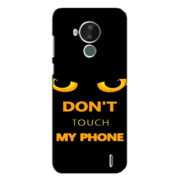 Чехол с рисунком «Не трогай мой телефон» для Nokia C30 Чехол с рисунком «Не трогай мой телефон» для Nokia C30