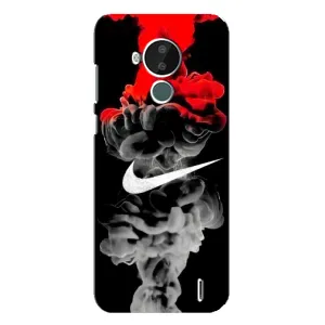 Силиконовый Чехол на Nokia C30 с картинкой Nike (Nike дым)