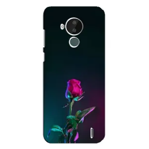 Чехлы с принтом Розочки для Nokia C30 (Ночная роза)