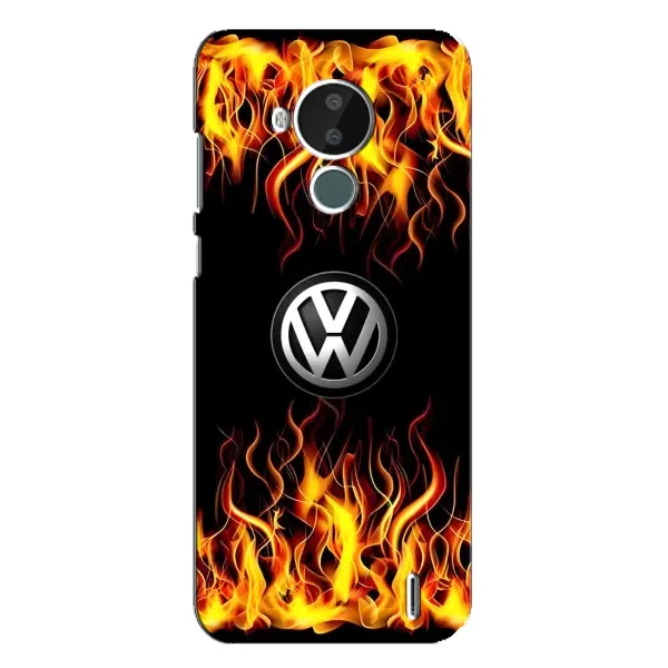 Чехол с рисунком «Огненный Лого» для Nokia C30 Чехол с рисунком «Огненный Лого» для Nokia C30