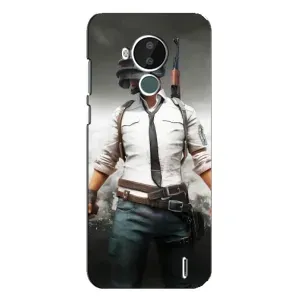 Силиконовый чехол с картинкой "Герой Pubg" на Nokia C30 (Пабг)