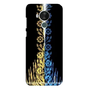 Силиконовый Чехол на Nokia C30 (Патриотическая вышиванка)