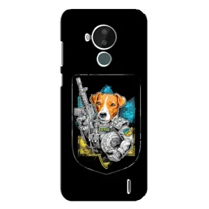 Чехол с принтом для Nokia C30 (Патрон Воин)