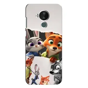 Силіконовий чохол з принтом Зоотрополіс для Nokia C30