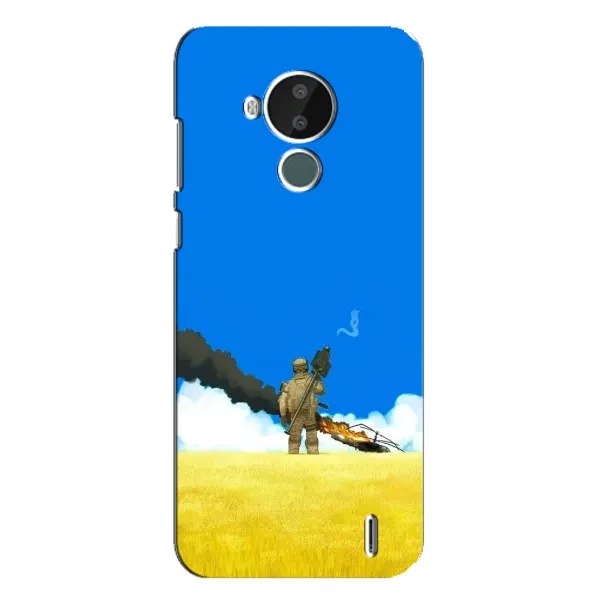 Чехол с рисунком «Попадание» для Nokia C30 Чехол с рисунком «Попадание» для Nokia C30