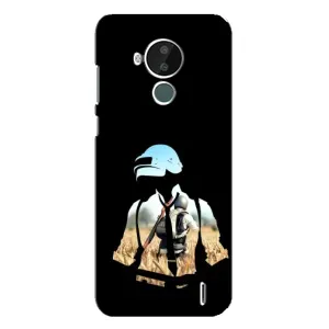 Силиконовый чехол с картинкой "Герой Pubg" на Nokia C30 (Пубг мен)