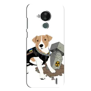 Чехол с принтом Собаки Патрон для Nokia C30 (Пёс Патрон с ракетой)