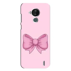 Чехол с рисунком «Розовый бантик» для Nokia C30
