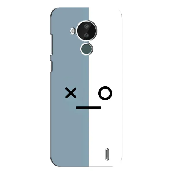 Чохол з малюнком «Сіро-білий» для Nokia C30