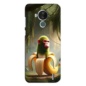 Чехол с мемами тралалело тралала для Nokia C30 (Шимпанзини бананини)