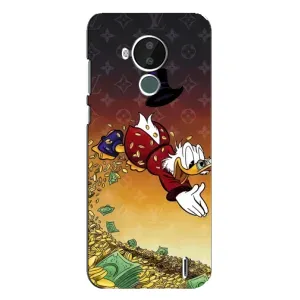 Силиконовый чехол для Nokia C30 (Скрудж Луи Виттон)