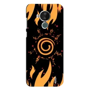 Купить Чехлы на телефон с принтом Anime для Nokia C30 (Солнце Наруто)