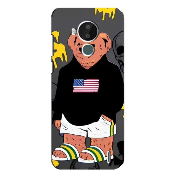 Чехол с рисунком «Teddy USA» для Nokia C30 Чехол с рисунком «Teddy USA» для Nokia C30