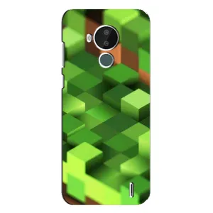 Чехлы для Nokia C30 (Персонажи Майн Крафт) (Текстура)
