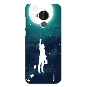 Чехол (ТПУ) с планетами на Nokia C30 (To The moon)