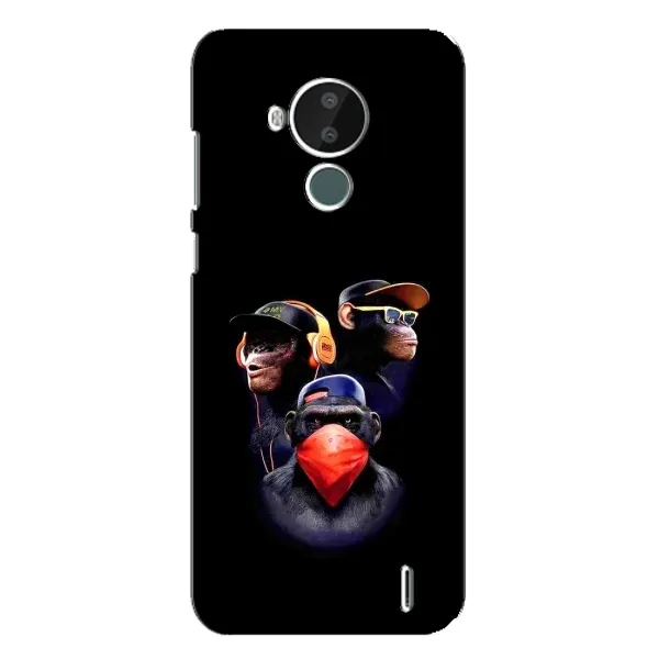 Чехол с рисунком «Три обезьяны» для Nokia C30