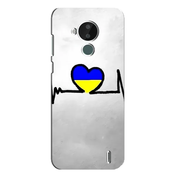 Чехол с рисунком «Украинская кардиограмма» для Nokia C30 Чехол с рисунком «Украинская кардиограмма» для Nokia C30