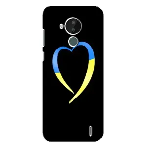Силіконовий Чохол на Nokia C30 (Я-Україна) (Українське серце)