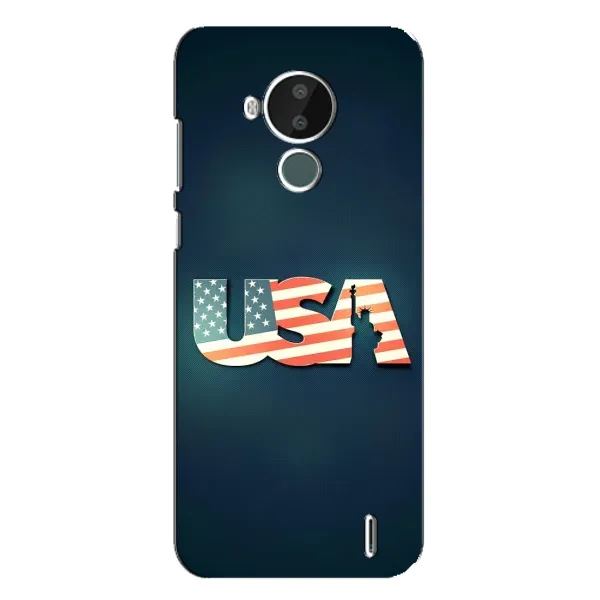 Чехол с рисунком «USA» для Nokia C30 Чехол с рисунком «USA» для Nokia C30