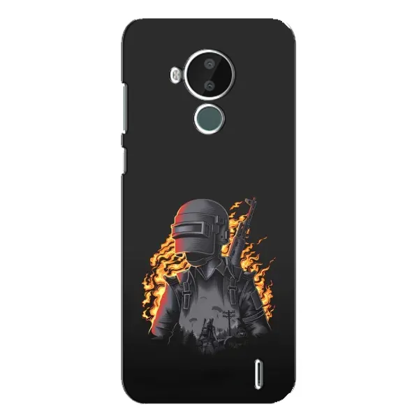 Чехол с рисунком «В огне» для Nokia C30 Чехол с рисунком «В огне» для Nokia C30