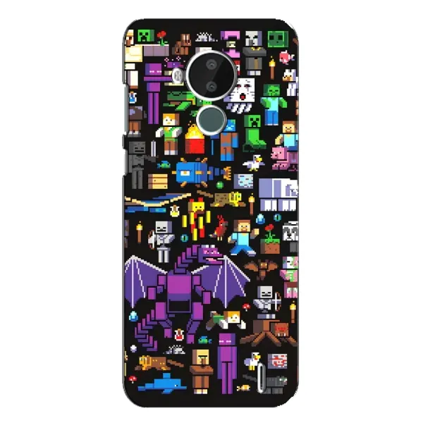 Чехол с рисунком «Все персонажи» для Nokia C30