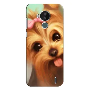 Чехол (ТПУ) Милые собачки для Nokia C30 (Йоршенский терьер)