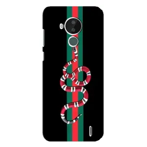 Чехлы Бренд GUCCI для Nokia C30 (Змей Гуччи)