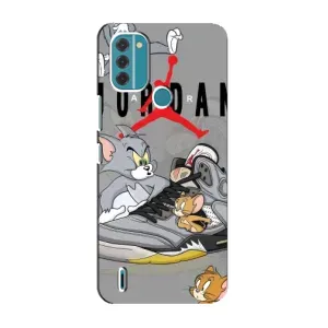 Силиконовый Чехол Nike Air Jordan на Нокиа С31 (Air Jordan)