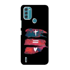 Чехол с рисунком «Атрибутика» для Nokia C31