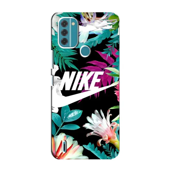 Чехол с рисунком «Цветочный Nike» для Nokia C31 Чехол с рисунком «Цветочный Nike» для Nokia C31