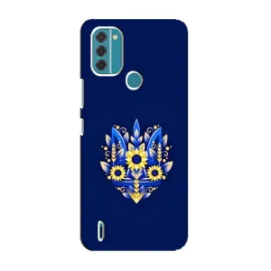 Чехол с рисунком «Цветущий Герб» для Nokia C31
