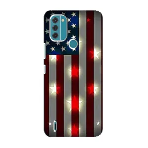 Чохол Прапор USA для Nokia C31 (Прапор США 2)