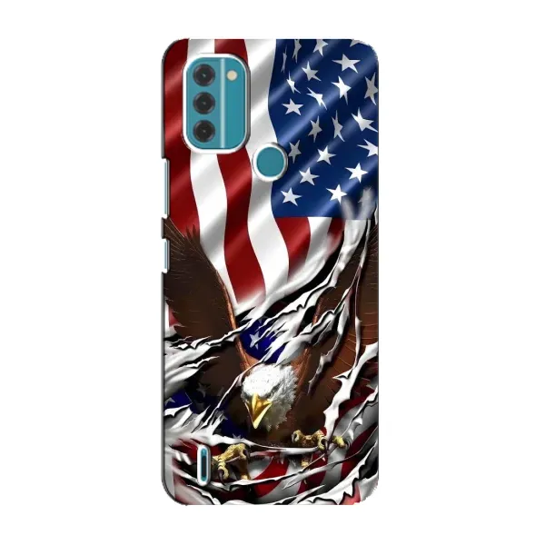 Чехол с рисунком «Флаг USA» для Nokia C31 Чехол с рисунком «Флаг USA» для Nokia C31