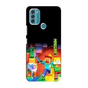 Чохли для Nokia C31 (Персонажі МайнКрафт) (Герой Майнкрафт)
