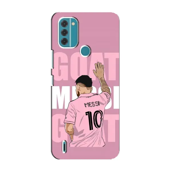 Чохол з малюнком «GOAT MESSI» для Nokia C31 Чохол з малюнком «GOAT MESSI» для Nokia C31
