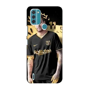Силиконовый Чехол Nokia C31 (Gold Neymar)