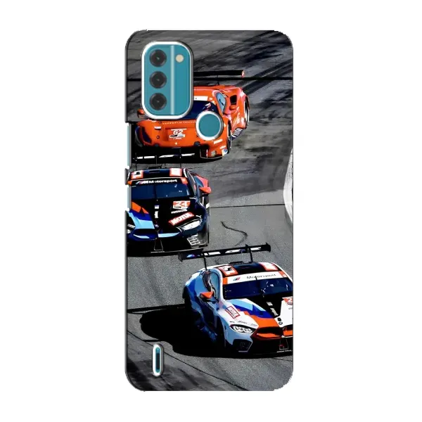 Чехол с рисунком «Гонщики» для Nokia C31