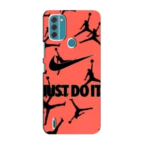 Силиконовый Чехол Nike Air Jordan на Нокиа С31 (Just Do It)