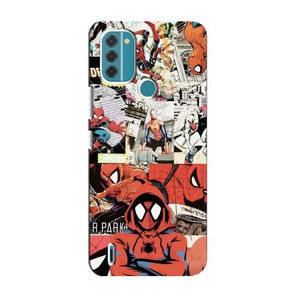 Чехол с рисунком «Комикс Паука» для Nokia C31 Чехол с рисунком «Комикс Паука» для Nokia C31