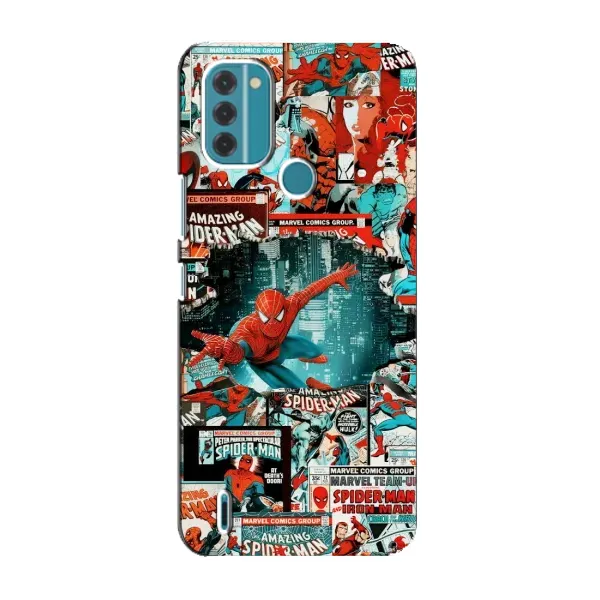 Чехол с рисунком «Комиксы Человек Паук» для Nokia C31 Чехол с рисунком «Комиксы Человек Паук» для Nokia C31