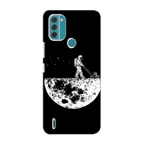 Силіконовый Чохол з принтом "Космонавти" на Nokia C31 (Космонавт)
